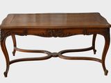 an image of a table with a wooden top on a white background