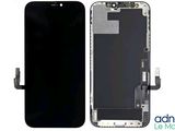a black iphone 6g screen with a black lcd and a white back panel