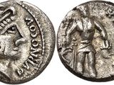 a silver coin with an image of a man on it