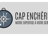 the logo for cap encheres, a north expertise votre service