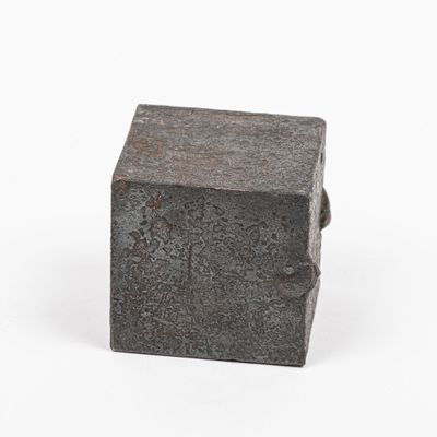Jean-Louis HURLIN (né en 1950). "A Noir", sculpture en acier…