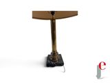 an image of a table with a lamp on it
