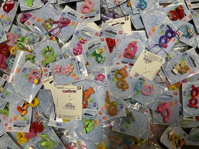 190 plaquettes de 2 élastiques à cheveux pour enfants - Photo 1