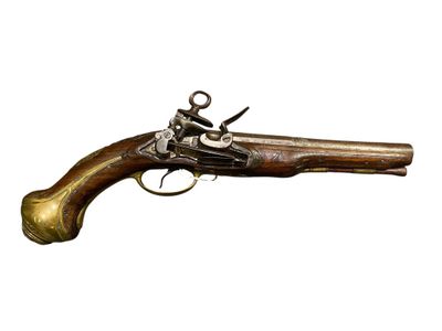 Pistolet espagnol à silex, d'officier