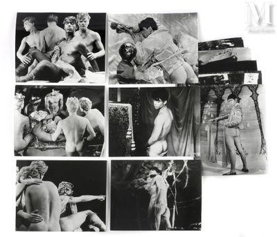 plusieurs photographies en noir et blanc représentant un homme et une femme