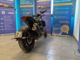 a motorcycle that is parked in a showroom
