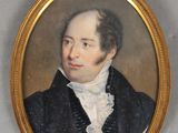 portrait d'un homme en manteau noir et chemise blanche
