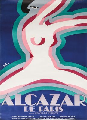 al cazarr de paris - original french movie poster for al cazarr de paris