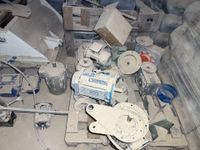 Convoyeur à bande, stock de moteurs électriques et pièces dé… (photo 5)