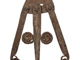 an image of a metal object on a white background