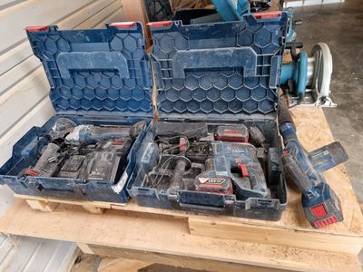 two tools sitting in a case on a table