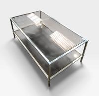 Table basse en acier dans le style de Nand Vigo (photo 2)