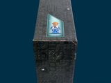 a black box with a picture of a man on it