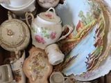 a box full of china and other items that are in it