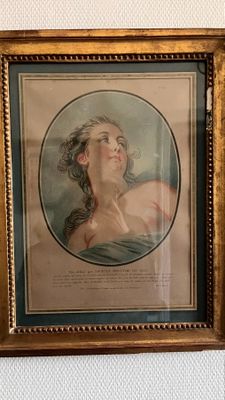 D'après Huet, gravure, Vendu sur désignation, À récupérer da…