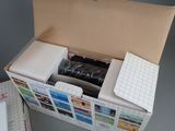 a box that has a bunch of items inside of it