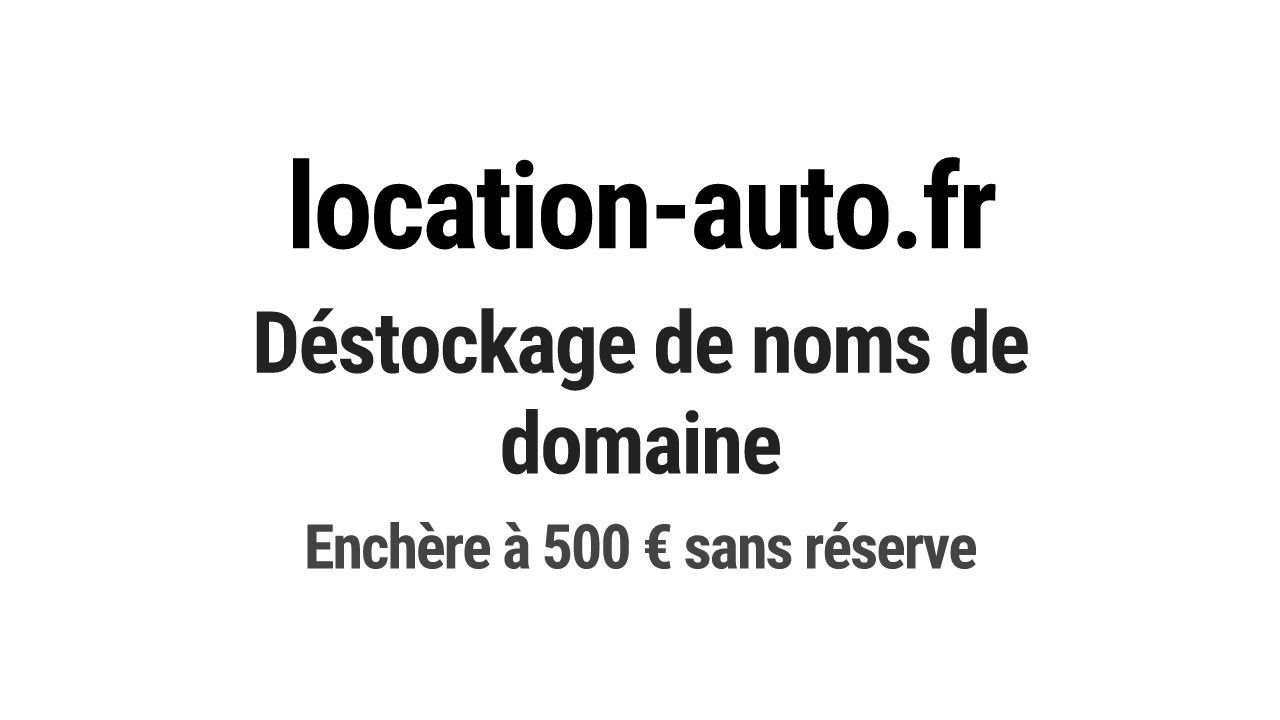 Destockage & Invendus