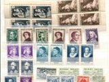 an image of a collection of stamps with a picture of a man