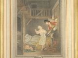 une image d'un tableau représentant un homme et une femme dans une pièce