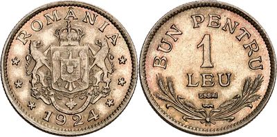 a coin with the image of a coat of arms on it