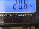 a digital clock on the back of a motorcycle