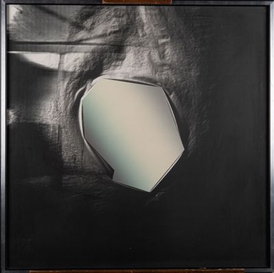 Jule WALTER (XXe). "Untitled 82", sérigraphie, étiquette ave…