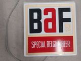 a picture of a sign that says bafe special beer