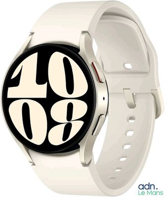 an image of a close up of a smart watch on a white wrist