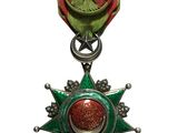 une image représentant une médaille sur laquelle figure une étoile