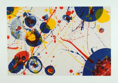 Sam FRANCIS (1923-1994) Sans titre (Pasadena Box #7 ), 1963