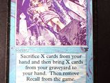 a picture of a card that is on a table