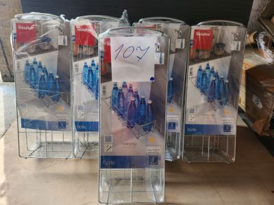 Lot de range-bouteilles coulissants Metaltex “Bottle”