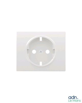 an image of a close up of a white electrical outlet