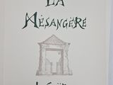the front cover of a book with a drawing of a gate