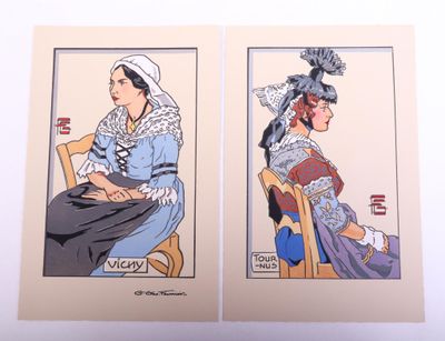 deux photos d'une femme assise sur une chaise