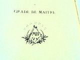 un vieux livre avec l'image d'un homme dessus