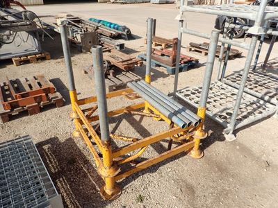 a lot of equipment that is sitting on the ground
