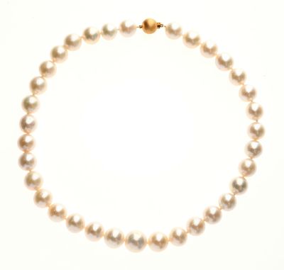 COLLIER de PERLES de culture en chute, D.