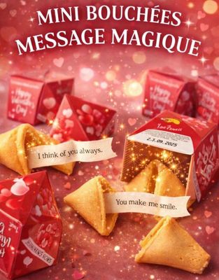 Mini-bouches « Message magique » pour la Saint-Valentin