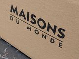 maisons du monde box on a table with a knife and fork