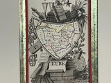 une photo d'une photo représentant un blason accroché au mur