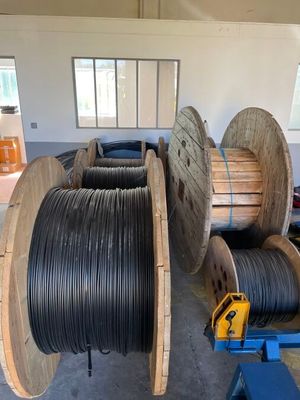 many different types of wires in a room