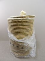 Panier en osier, hauteur env. 60 CM.