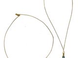 a necklace with a cross pendant and a cross pendant on a chain