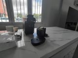 a coffee maker on the counter in the kitchen