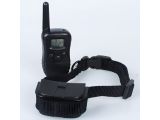 a dog collar and a remote control device on a white background