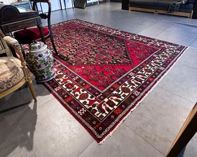 IRAN - Important tapis en laine Shiraz/Qashqai à médaillon c…