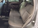 the back seats of a car are empty in the car