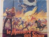 une affiche du film « Le massage des Sioux »