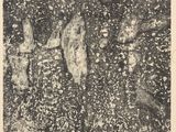 une image représentant une photo en noir et blanc d'une formation rocheuse